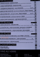 Le coin des copains menu