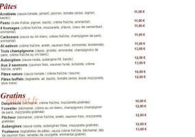 L'italiano menu