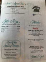 Jerrys Again menu