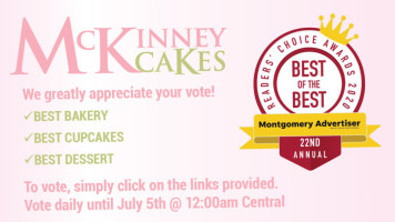 Mckinney Cakes food