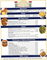 Bridge Diner menu