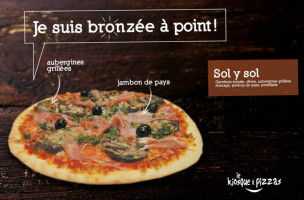 Le Kiosque à Pizzas food