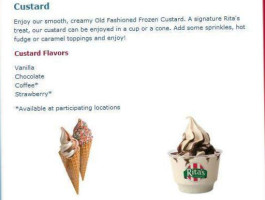 Rita's Italian Ice Frozen Custard food