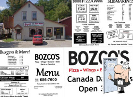 Bozco's Pizza food