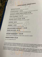 Santorini Homemade Ice Cream And Gyro House menu