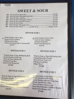 Alsask Red Lion Service Station menu