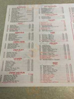 China King menu