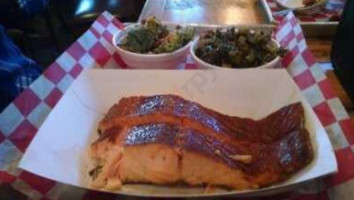 New Buffalo Bill's Wood Fired Bbq food