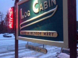 Greenhill's Log Cabin outside