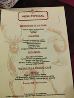 Meson Don Chema menu