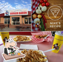 Burger Baron & Pizza food