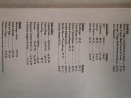 Haws Family Restaraunt menu