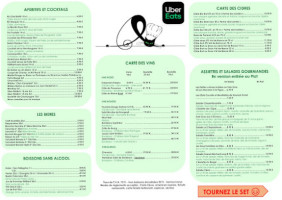 Le Chat Botté menu