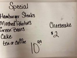 Bluebonnet Cafe menu