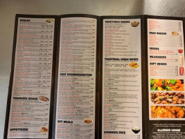 Malik Kebabs menu