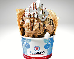 Sub Zero Nitrogen Ice Cream food