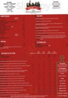 Tonyd's New York Pizza menu