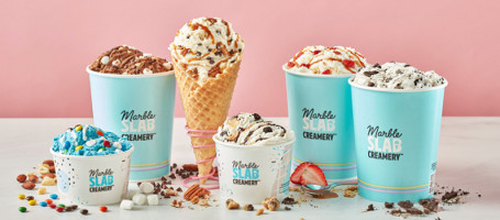 Marble Slab Creamery food