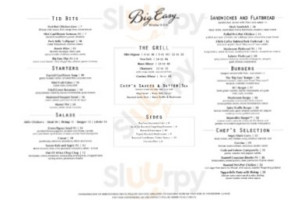 Big Easy Wine And Grill menu