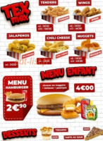 Burger Drive menu