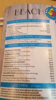 Beach Diner San Marco menu