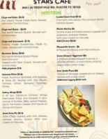 Star Seeds Cafe menu