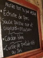 Le Cafe Des Sports menu