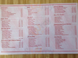 Ming's Chinese menu