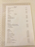 Venta Noelia menu