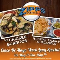 Zipps Sports Grill food