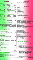 Pizza Des 4 Vents menu