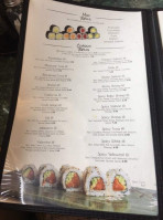 Momiji Japanese menu