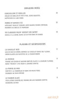 Le Bistrot des Dames menu