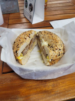 Beachside Bagel World food