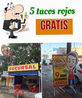 TACOS ROJOS LA GUERA food