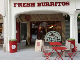 Fresh Burritos inside