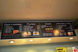 Pita Bite menu