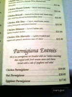 Nino's Italian menu