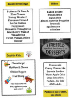 Stopper's menu