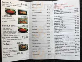 Sasabune Express menu