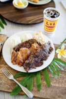 L&l Hawaiian Barbecue food