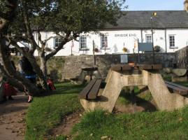 At The Bridge End Inn outside