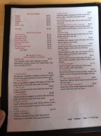 Nisa Thai Cuisine menu