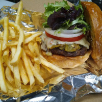 The Burger Stand At Burro Alley food