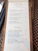 Sky Bistro menu