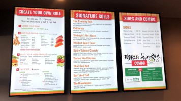 Sushi Boss menu