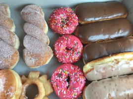 Rose Donuts And Ice Cream food