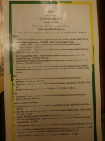 Sweet Jamaica Flava menu