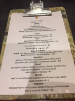 The Wine Pub menu