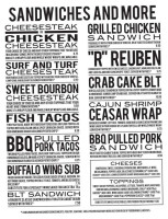 R And Grill menu